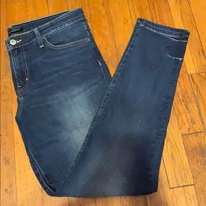 flying monkey high rise dark wash skinny jean